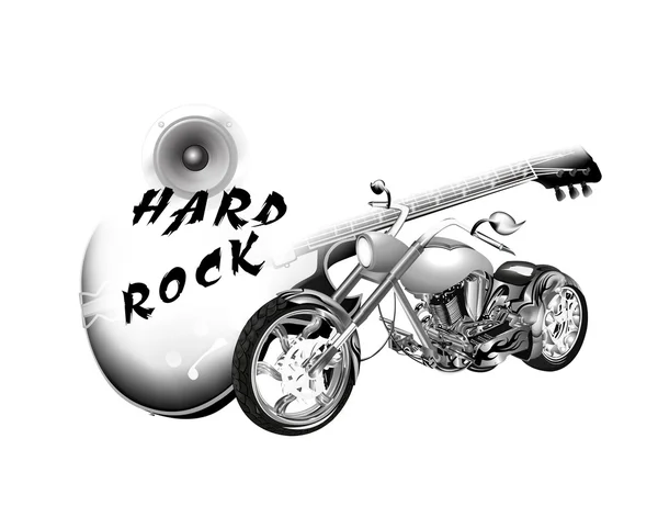 Hard rock — Stock Vector