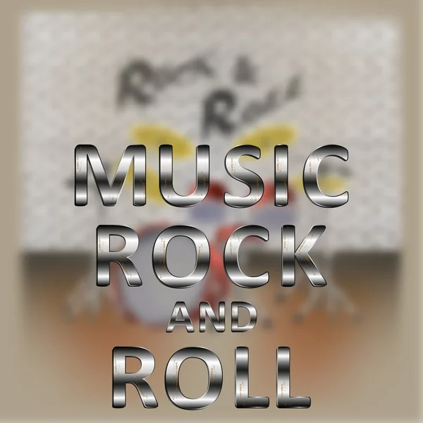Μουσική ροκ εν ρολ — Διανυσματικό Αρχείο