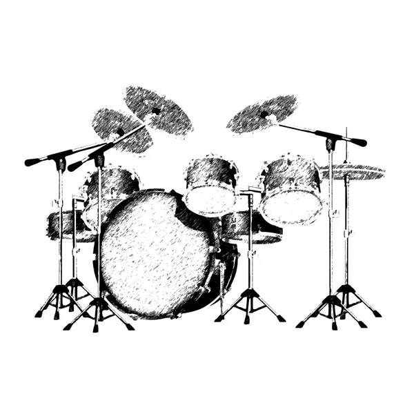 ドラム キット — ストックベクタ