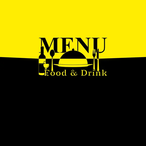 Loop menu restaurante — Vetor de Stock
