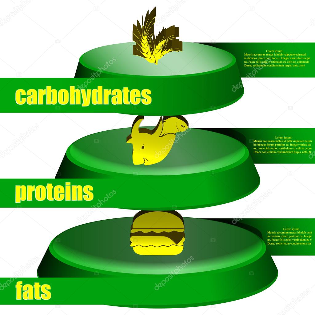 food pyramid fats protein carbohydrates