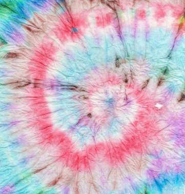 Beyaz kravat boyası girdabı. Boyalı Çember Tonal Yazdırma. Eğlenceli yıkamalı kravat boyası girdabı. El yapımı 60 'ların kumaşı. El yapımı kravat boyası girdabı. 60 'lar Ölü Hippi Sanatı. Ikat Shibori 60 'lar