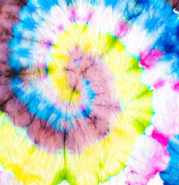 Sarı kravat boyası. Die Spiral Boya. Eski Boyama Yazısı 'nı çember yapın. 1960 'ların kravat boyası. Gökkuşağı kat tasarımı. Siyah Soyut Renk dokusu. Yuvarlak Tye 60 'lar. Batik Yuvarlak.