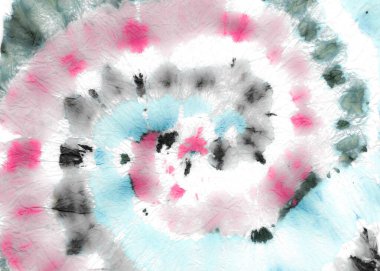 Black Tie Dye. Tiedye Hippie Artwork. Circle Cool Classic Fabric. 1960s Tie Dye. Psychedelic Fun Print. Green Colorful Denim Art. Spiral Tiedye 1970s. Boho Peace.