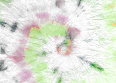 Pink Tie Dye. Die Style Print. Bright Cool Washed Texture. 1970s Tie Dye. Handmade Fun Background. Black Apparel Dress Art. Hippie Tiedye 70s. Old Circular.