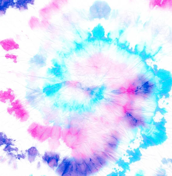Psychedelický Kaleidoskop Mořské Panny Barva Kravaty Colour Fun Washed Art — Stock fotografie