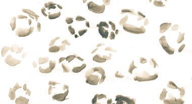 Flower Leopard All Over. Jungle Street Watercolour Pattern. Sketchy Funky Hand Pattern. Leopard All Over. Imitation Delicate Watercolor Pattern. Grunge Nordic Cow Zebra.