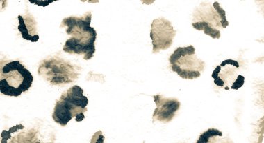 Minimal Leopard All Over. Nature Water Camouflage Fabric. Elegant Tiger Chic Print. Leopard All Over. Swatch Texture Geometric Illustration. Jungle Nordic Zoo Tiger.