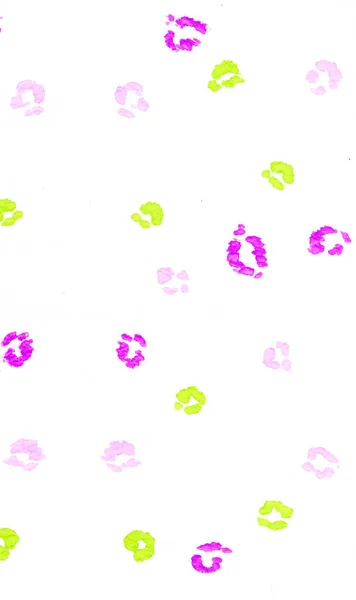 Леопардовый Тропический Гепард Джунгли Розовый Акварельный Текстиль Раскрашенная Фанки Ручная — стоковое фото