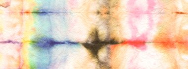  Retro Kravat Yıkama. Die Print Craft İllüstrasyonu. Çalı çırpı Japon kravat boyası. Geleneksel pembe arka plan. Yumuşak Tie Boyalı Yıkama, Mürekkep Batik. Die Organic. 