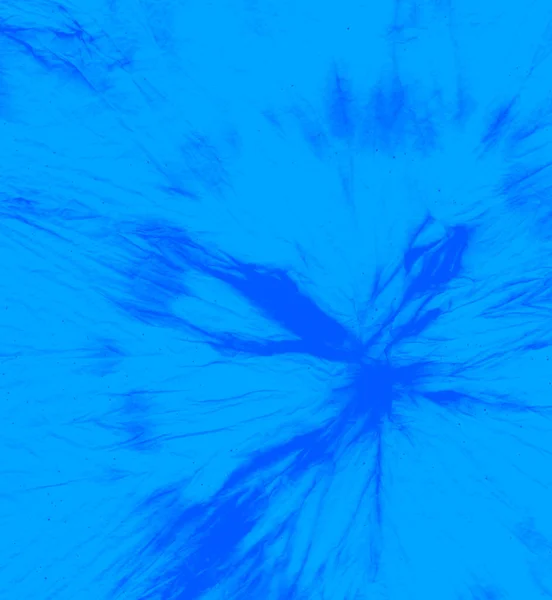 Голубой Галстук Красит Фон Die Batik Wash Illustration Хиппи Оптический — стоковое фото