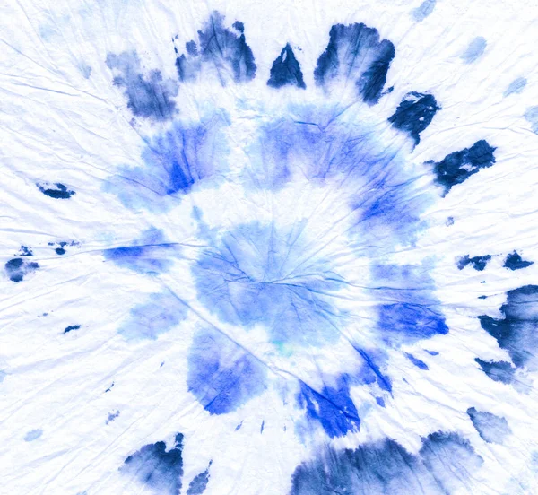 Blue Tie Dye Hintergrund Tiedye Boho Light Illustration Grunge Vibrant — Stockfoto