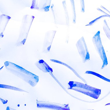 Fırça darbesi şablonu. Su lekesi Su Sıçratma Sanatı. Kaligrafi, el yazısı baskısı. Arkaplan Fırça Darbesi Şablonu. Artistik Aqua Dirty. Indigo Banner. Yaratıcı