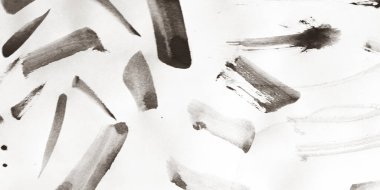 Fırça darbesi şablonu. Çin Vuruş Hattı Tasarımı. Asya Yaratıcı Fırça Vuruşu İllüstrasyonu. Arkaplan Fırça Darbesi Şablonu. Çocuksu Metalik Fırça. Tek Renkli.