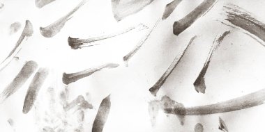 Fırça darbesi şablonu. Siyah Leke Sıçrama elementi. Çin Grungy Fırça darbesi sanatı. Arkaplan Fırça Darbesi Şablonu. Çocuksu Yarım Tonlu Fırça. Altın.