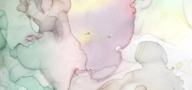 Alkol Mürekkebi. Art Digital Elegant Print. Deniz Bulutu Tablosu. Gül Parıltısı Alkol Mürekkebi. Çerçeve Okyanusu Moda Boyama. Parıltılı Soyut Desen. İzole edilmiş Gri Alkol Mürekkebi. 