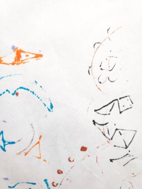 Üçgen Tasarım Elementleri Arkaplanı. Tebeşir Hipster Resimleri. Duvar Sanatı Tuvali. Komik okul öncesi sanat eserleri. Çağdaş Çocuksu Doku. Mutluluk Yazdırma.