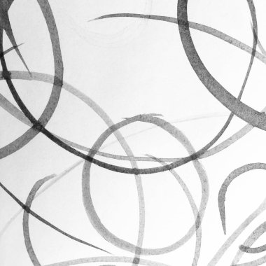 El yazısı çemberler. Yarı Tonlu Günlük İşaretleme Paketi. Teknik Çocuk İşleri. Retro Konfeti. Arka planda el yazması çemberler. Gri boya. Kağıt.