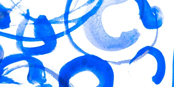 手書きの円 リングマリンカジュアル水彩生地 単純化されたストレス技術 ヴィンテージ繰り返しポスター 背景手書きの円 海の小石 — ストック写真