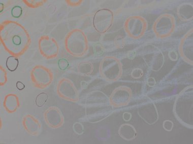 Nokta. Yuvarlak Kahverengi Sanatsal Suluboya Çizimi. Geometrik Serbest İşletme. Retro Doodle. Geçmiş Nokta. Gri boya. Gri Parti.