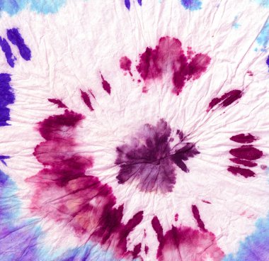  Beyaz kravat boyası, kravat boyası, ipek resmi. Sıçrayan Kaleydoskop Boyalı Yıkama, Suluboya Magenta Arkaplanı. İpek kravat boyası, çoklu kravat boyası. Bağlı.