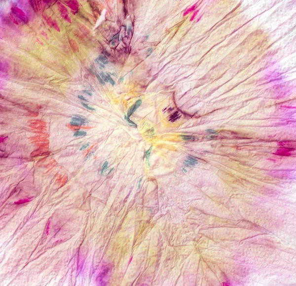 Lavagem Sexy Tie Dye Padrão Pintura Espiral Tinta Pincel Summer — Fotografia de Stock