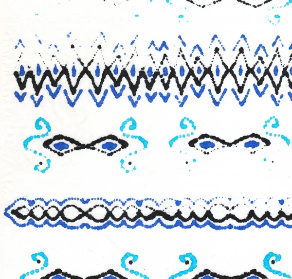 Ацтек Бохо Ткань Pastel Меха Декор Шаль Текстуры Аннотация Акварели — стоковое фото