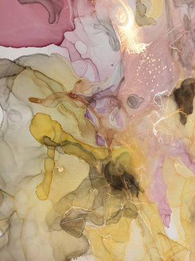 Alkol mürekkebi dokusu. Yağ Efekti Antik Tasarım. Macro sanat eserlerini karıştır. Kahverengi Alkol Mürekkebi dokusu. Kağıt izole edilmiş çizgili arka plan. Modern Sanatsal Çalışmalar. Alkol Mürekkebi dokusu.