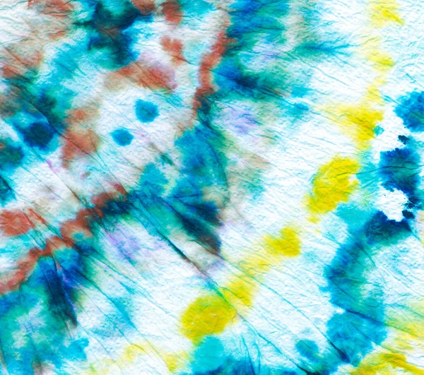 Cyan Kravat Boyası Tekrarla Tiedye Batik Soft Tasarımları Soyut Modern — Stok fotoğraf
