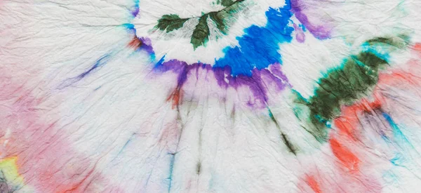 Πολύχρωμο Tie Dye Φόντο Tiedye Batik Πουκάμισα Σχέδια Βαμβάκι Διακοπές — Φωτογραφία Αρχείου