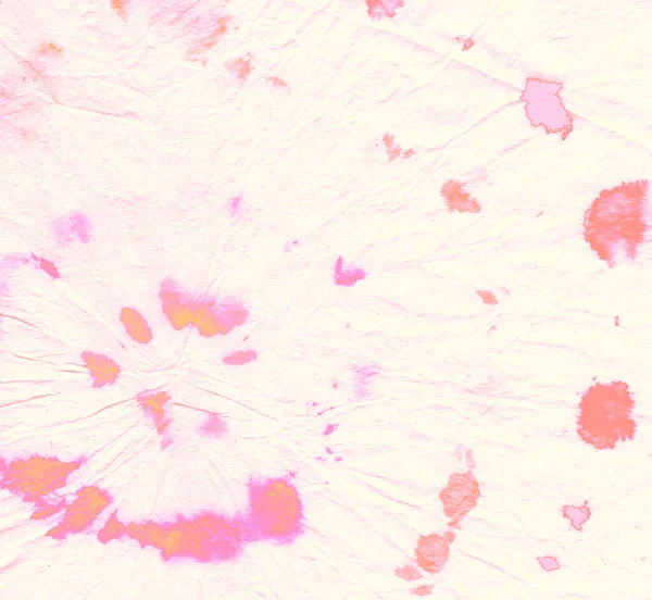ピンク ウォッシュ ストライプの楽しみの背景を死ぬ 色とりどりの万華鏡タイ染料ウォッシュ ハンドメイドのパステルデザイン シルクタイ染料ウォッシュバティック染めバティック Tiedye Closeup — ストック写真