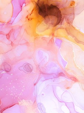 Alkol Mürekkebi. Yağlı Sıvı Sanatsal Yazdırma. İpek folyo deseni. Rose Gradient Alkol Mürekkebi. Uzay İzole Edilmiş Moda Çizimi. Modern Sanatsal Tuvaller. Okyanus Mor Alkol Mürekkebi. 