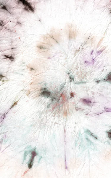 Suluboya Etkisi Psikedelik Kaleydoskop. Die Round Düzeni. Gri Psikedelik Kaleydoskop. Havalı 1960 model. Batik Boyalı Boya. Eğlenceli 1960 Kıyafet Arkaplanı. 