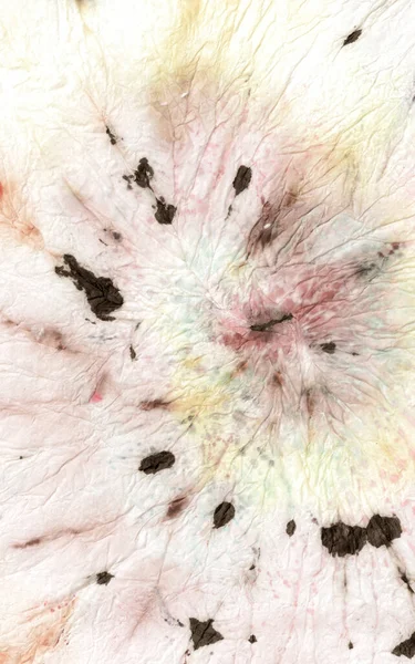 Psikedelik Kıyafetler Psikedelik Kaleydoskop. Boyalı Renkli Kumaş. Pis Psikedelik Kaleydoskop. 60 'ların eğlenceli dokusu. Ikat Style Die Sanat Eserleri. Boho 1960 Çember Yazdırma. 