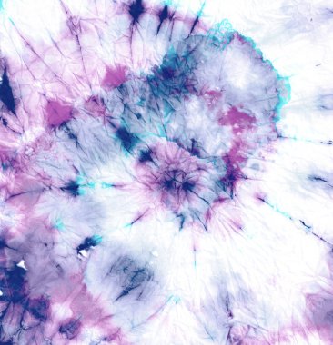 El yapımı Shibori Kaleydoskop Hippi. Tye Spiral Baskı. Kar Kaleydoskobu Hippi. Boho 1960 Doku. Soyut Kaleydoskop Hippi. Ikat Round Die Kumaş. 1970 'ler