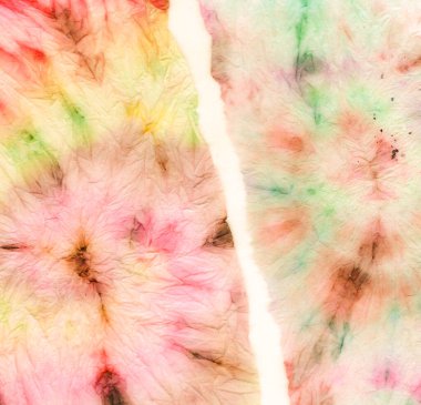 Boho dairesel spiral boyama. Rose Tiedye Ikat Elbise Baskısı. Sarı Sarmal Boyama. Klasik Suluboya Şablonu. 1960 Tye Hippi Deseni. Renkli Spiral Boyama. 