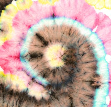 Eski Barış Sarmalı Boyama. Gökkuşağı Boya Batik Giysi Tasarımı. Pembe Spiral Boyama. Spiral Suluboya Kumaşı. 1960 Die Round Arkaplanı. Denim Spiral Boyama. 