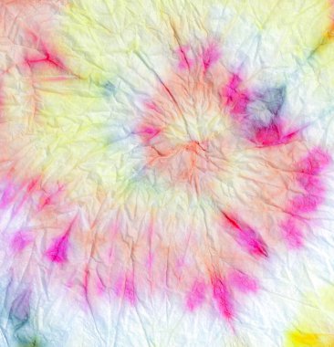 Eğlenceli Stil Spiral Kravat Boyası. Canlı Tiedye Eğlence Fırçası Tasarımı. Çok renkli spiral kravat boyası. Dairesel Deniz Sanrısal Sanatı. 1960 'ların boyalı dairesel deseni. Elbise 1960 'lar.