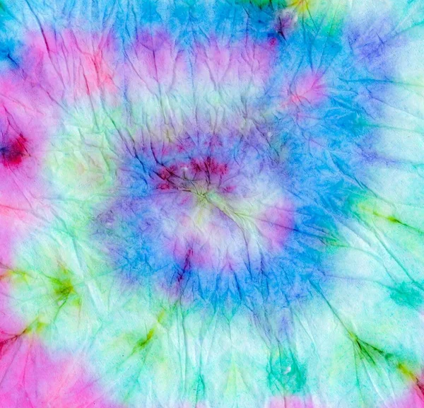 Batik Swirl Spiral Tie Dye Inglês Marinha Die Boho Flower — Fotografia de Stock