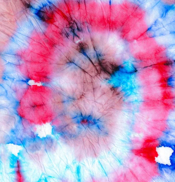 Cool Circular Spiral Tie Dye Navy Tiedye Old Dress Artwork — Stockfoto