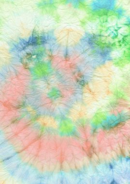 Pastel Spiral kravat boyası. Style Die Rainbow dokusu. Denim Renkli Spiral Kravat Boyası. Eski Gökkuşağı Renkli Kumaş. Soyut Boyalı Biçim Arkaplanı. Elbise Spiral Kravat Boyası.