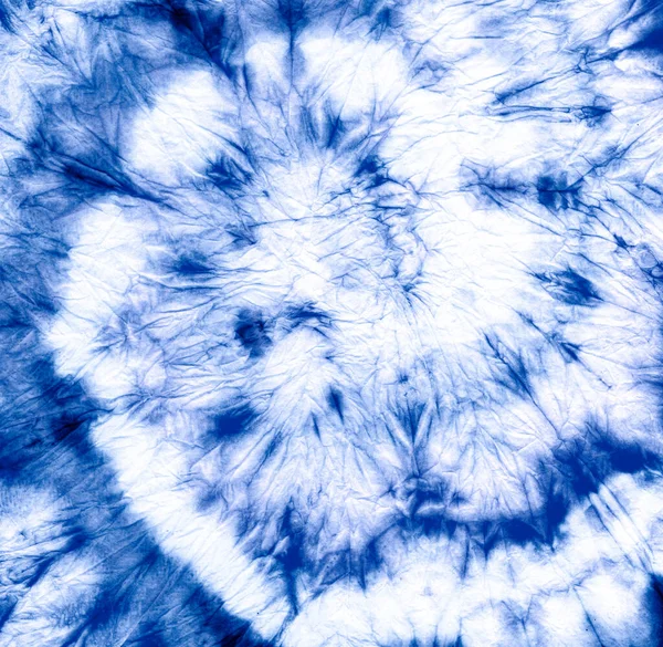 Ikat dairesel sarmal kravat boyası. Sky Tiedye Ikat Elbise Kumaşı. Mavi Spiral kravat boyası. Renkli Bohem Arkaplanı. 1970 'ler die hippi dokusu. Spiral Kravat Boyası Efekti. 