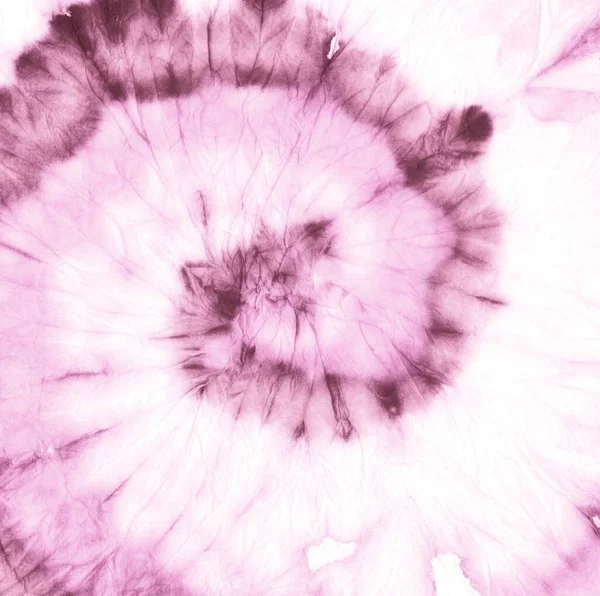 Ikat Color Spiral Tie Dye Violett Färgade Batik Circle Painting — Stockfoto