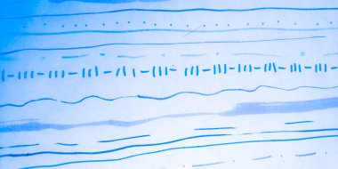 İmdat Hattı Düzeni. Mavi Doğrusal Sanatı Okşa. Arka plan Tehlike Hattı Şablonu. Dalgalı Organik Moda. Gökyüzü Partisi Çizgi Film İllüstrasyonu. Okyanus El Yapımı.