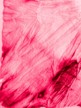 Kırmızı boyalı kravat, suluboya sanatı. Lain Bohem Ombre elementi. Arkaplan Geleneksel Kravat Şablonu. Basit Solmuş Psikedelik Tasarım. Geleneksel Bağlantı Deseni.