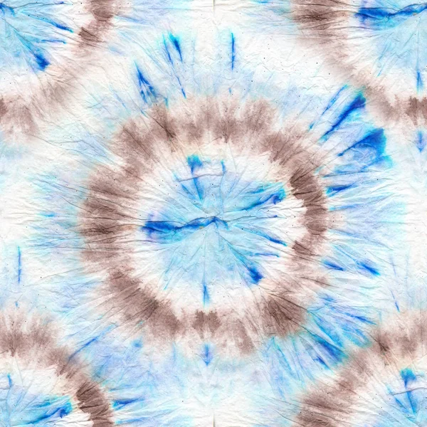 Psychedelická Květinová Kravata Spirála Barvy Barevné Kruhové Pozadí Bílá Kravata — Stock fotografie