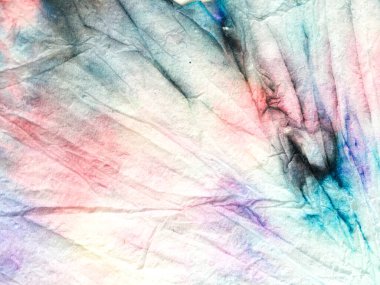 Dyeing Pattern. Tiedye Watercolor Bohemian Ornament. Wave Stain Dots Design. Background Dyeing Pattern. Peace Optical Psychedelic Element. Tye Dress.