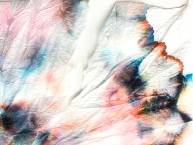 Tie Dye Ethnic. Dye Watercolour Bohemian Textile. Spiral Dress Round Design. Background Tie Dye Ethnic. Peace Hippie Abstract Element. Tiedye Dress.