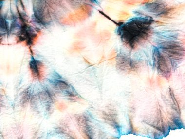 Tie. Tiedye Watercolour Indonesian Design. Spiral Silk Graphic Wallpaper. Background Tie. Rustic Fashion Repeat Surface. Dyed Space.