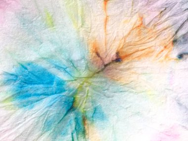 Tie Dye Ethnic. Dyed Modern Tribal Design. Spiral Dress Strip Art. Background Tie Dye Ethnic. Peace Artistic Kaleidoscope Surface. Dyed Space.